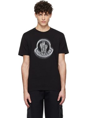 潮奢 Moncler 盟可睐 男士 黑色 SS T 恤 K10918C0000489A17