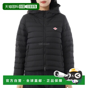 韩国直邮DANTON 连帽羽绒服（DTA0563-NRP 黑色） 羽绒/填充