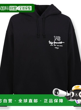 1h可退 香港直邮Y-3 男士 FelpaMagleria 卫衣 KB2604 black黑色