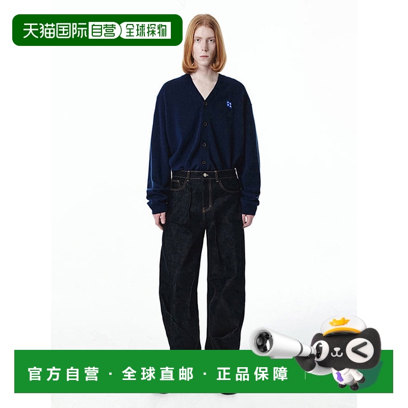 韩国直邮ADER ERROR 公用卡包Sig; TRS Tag cardigan 01 Navy 302