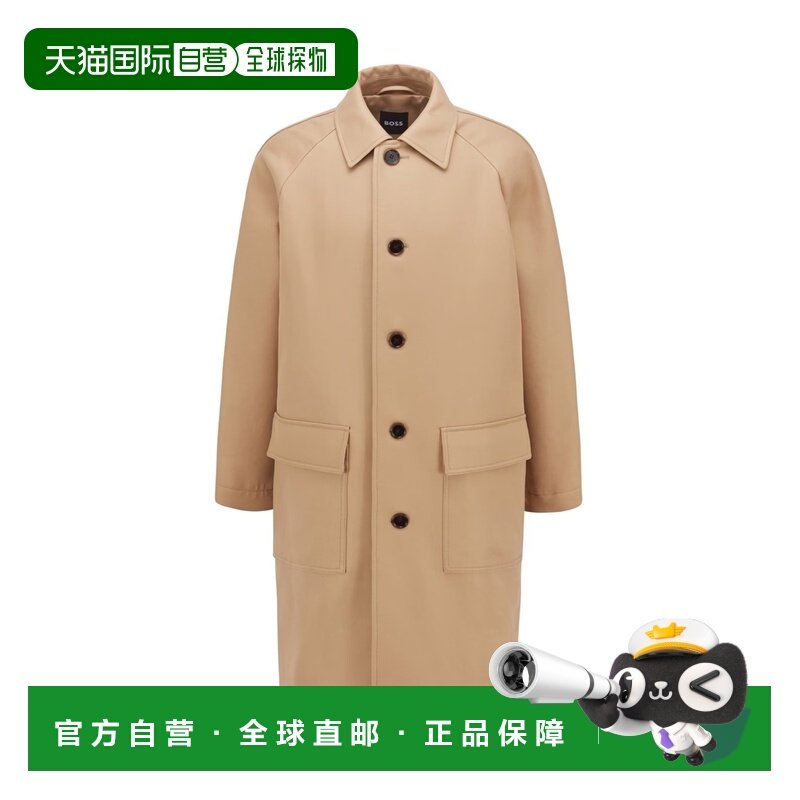 1h可退 香港直邮Hugo Boss 雨果博斯 男士 F-CAM-PATCH 大衣 5047,男装,夹克,淘宝优惠券,粉丝福利购,淘宝优惠卷