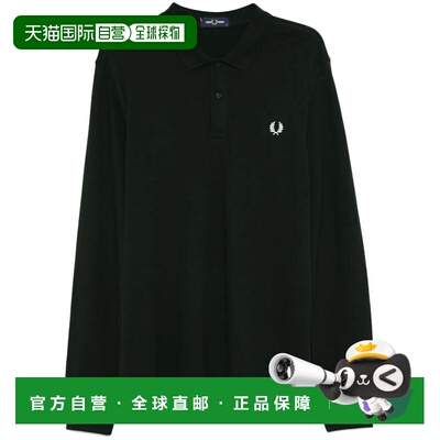 1h可退 欧洲直邮FRED PERRY 男士POLO衫 FPM600655T50 AW2025 黑