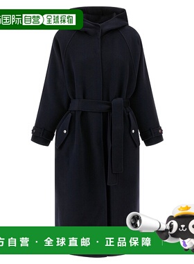 香港直邮PINKO 女士大衣 105342A2XMG82 AW2025 蓝色 Cartoccio C