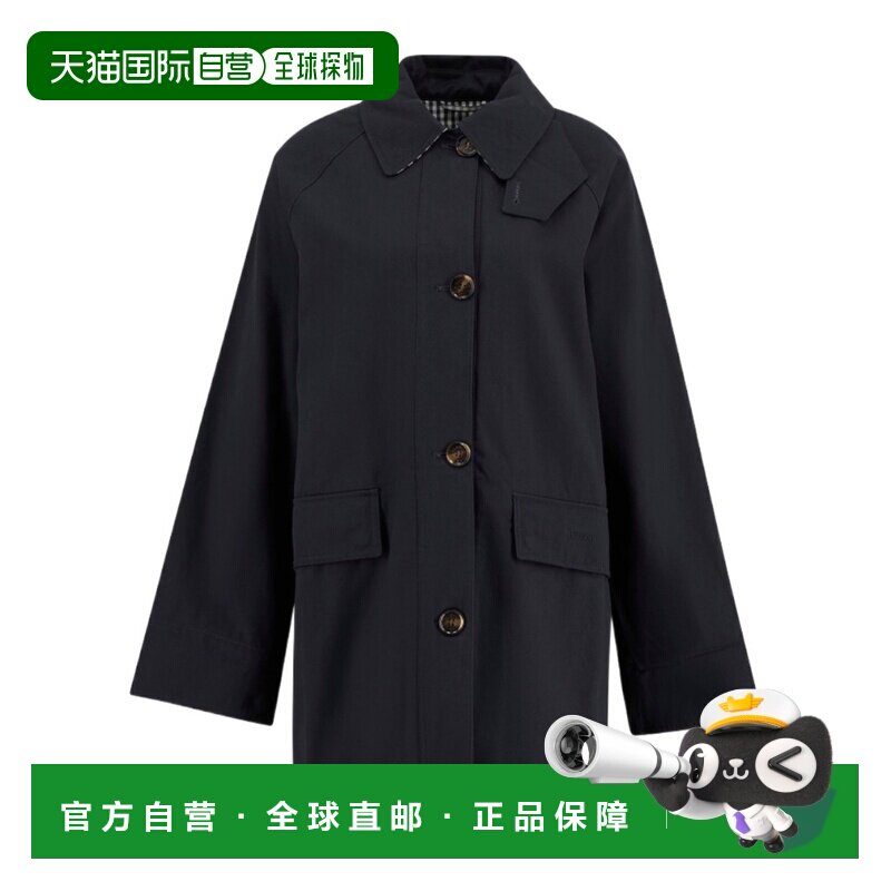 1h可退 香港直邮Barbour 女士户外风衣 LCA0381NY91 SS2026 黑色