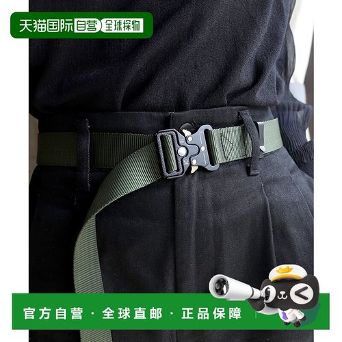 日本直邮florge 无段阶调整一键式战术尼龙束腰皮带 FL8218EW0815