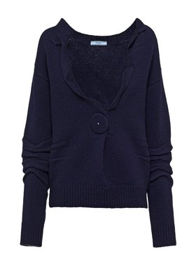 PRADA 女士针织毛衣 P24Z1F129OS231F0008 SS2024 蓝色
