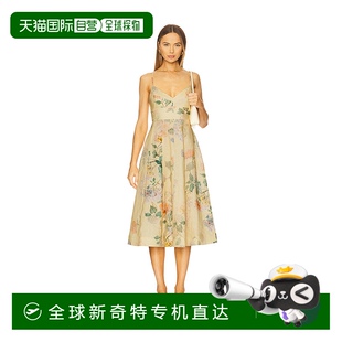 香港直邮潮奢 女士 1h可退 ZIMMERMANN 连衣裙 Illuminate Picnic