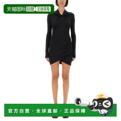 香港直邮RICK OWENS 女士连衣裙 LI02E3568CVI09 AW2026 黑色