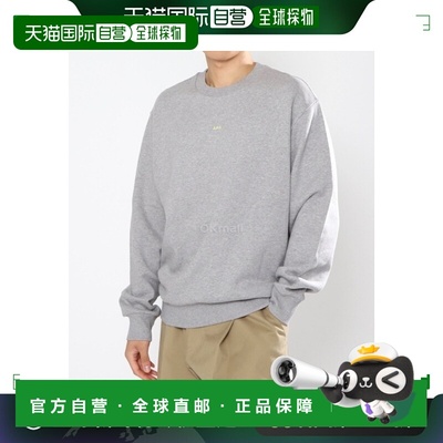 韩国直邮A.P.C Sweat Square Micro Logo  Cotton Loose T-Shirt