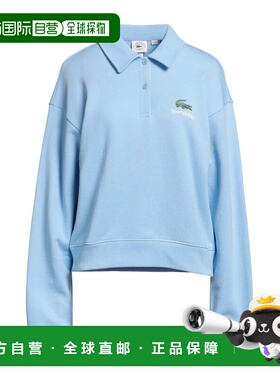 1h可退 香港直邮Lacoste X Sporty & Rich 女士 运动衫 blue蓝色