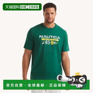 美国奥莱直发长袖 自营 云杉 高大传统标志图案T恤 Nautica男士