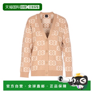 香港直邮PINKO 女士针织衫 106042A2YDC4Z AW2025 浅棕色 Cardiga