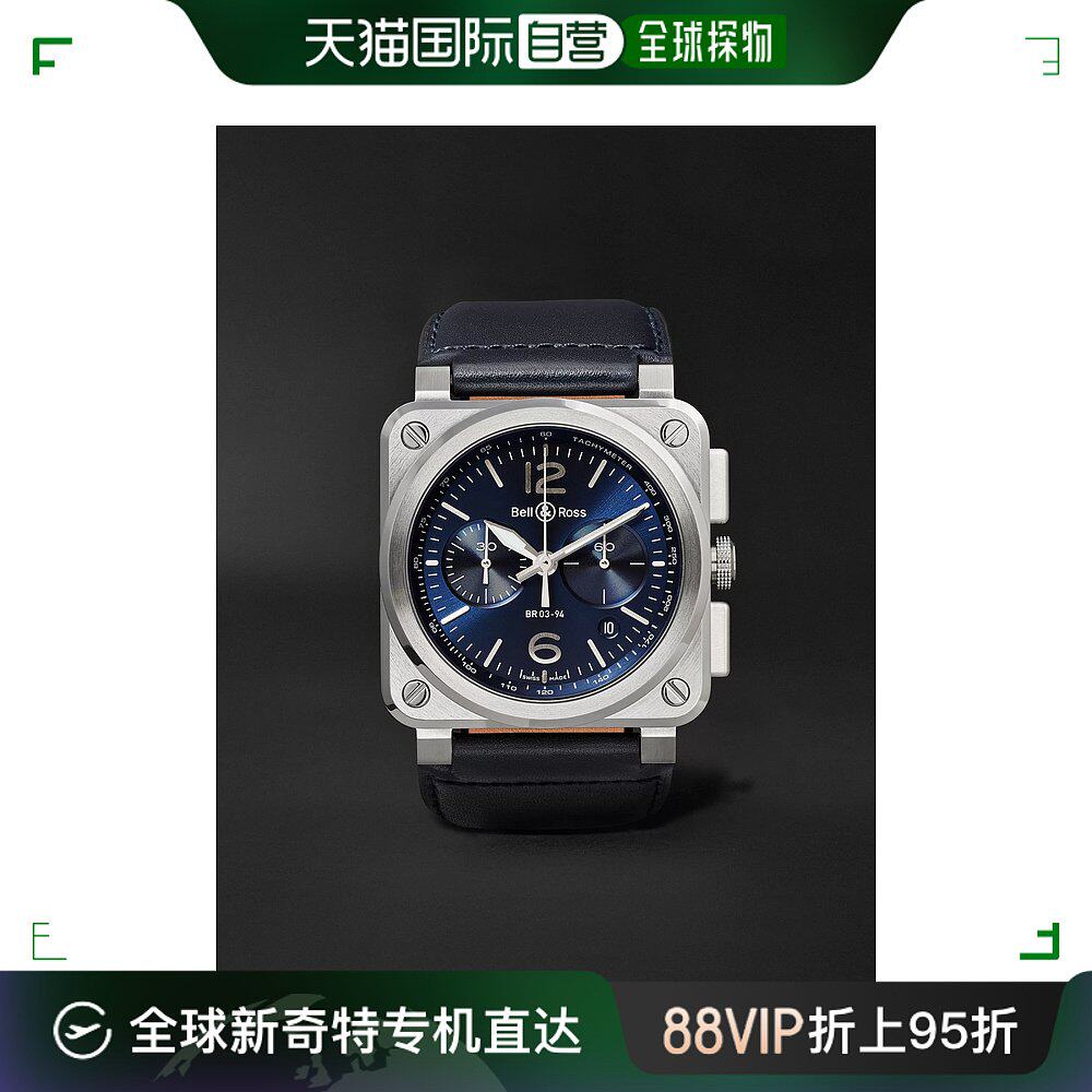 香港直邮潮奢 bell & ross 柏莱士 男士 br 03-94 42mm ref. no.