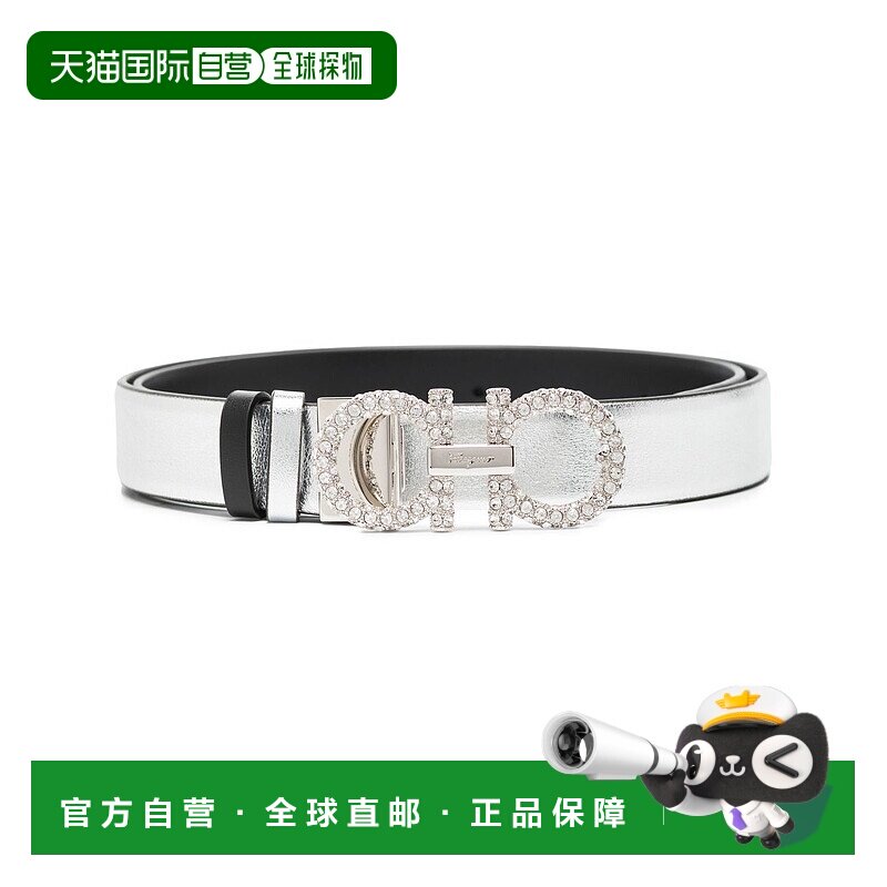 1h可退 香港直邮潮奢 Salvatore Ferragamo 菲拉格慕 女士 灰色皮