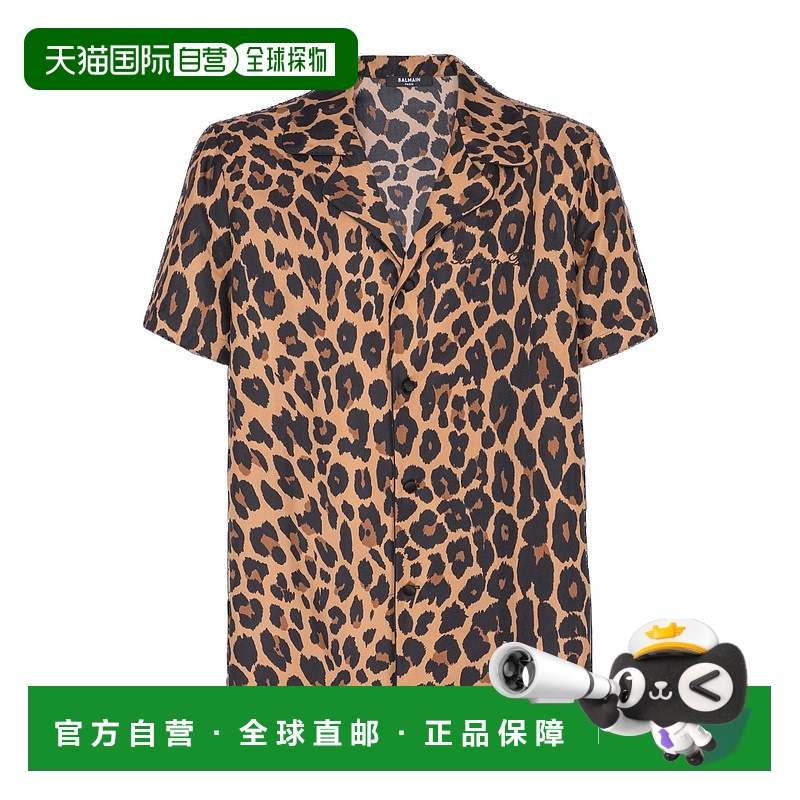 1h可退 香港直邮BALMAIN 男士衬衫 FH1HN135SF14GBA AW2025 花色