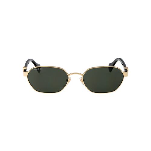 GUCCI 女士眼镜 GG1593S001 SS2024 灰色 几何太阳镜