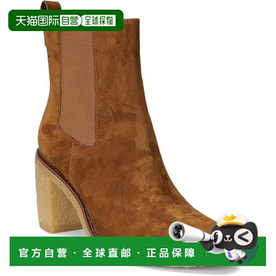 自营Lauren Ralph Lauren Marianna Boots Women Brown Suede Blo