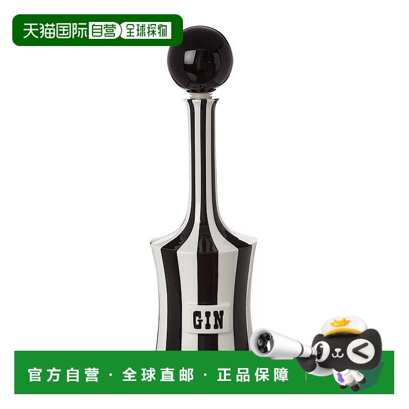 自营jonathan adler乔纳森 阿德勒副金醒酒器-黑色 美国奥莱直发