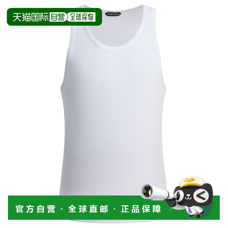 1h可退 香港直邮Tom Ford 汤姆 福特 男士 U领无袖背心 JCN014JMD