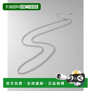 1h可退 日本直邮COCOSHNIK女士银色设计链条弯曲项链 76731327999