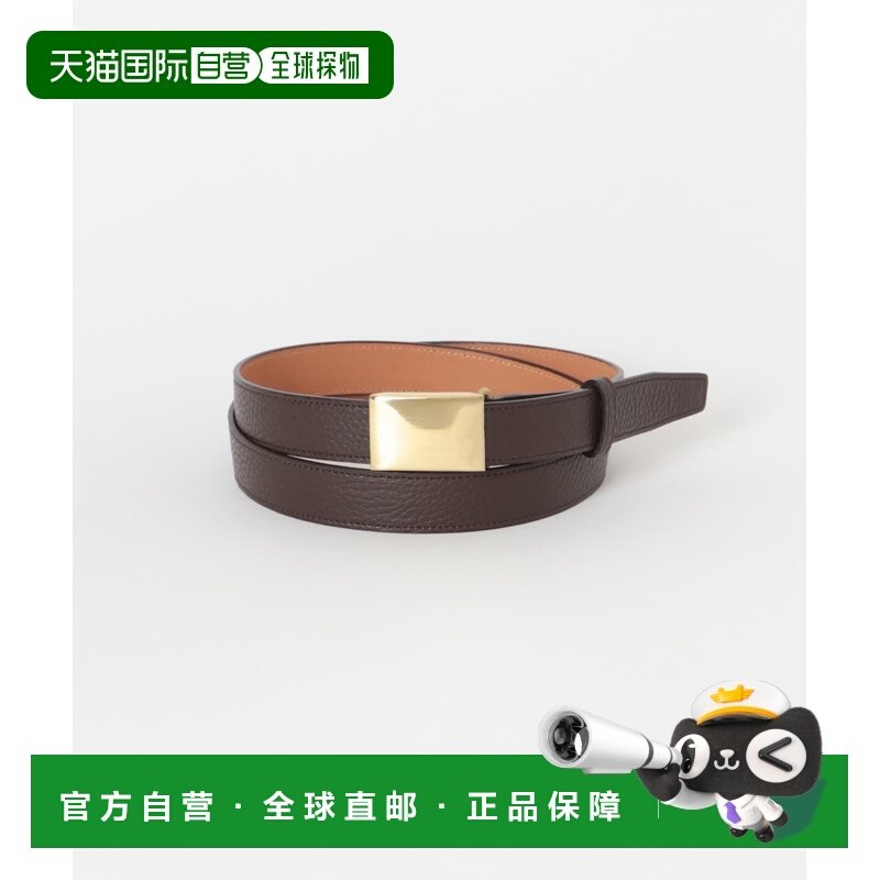 1h可退 日本直邮Scye 男士牛皮革盒扣皮带 经典商务休闲 UMA63325