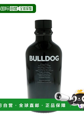 欧洲直邮Bulldog威士忌1000ml洋酒40度口感独特顺滑醇香浓郁悠长