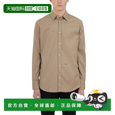 1h可退 香港直邮Dsquared2 二次方 男士 迷你徽标衬衫 HS74DM0659