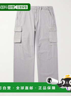 香港直邮Our Legacy 男士 Mount 直筒棉麻混纺工装裤子 M2254MCSS