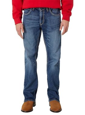 潮奢 ariat 男士 M5 Madera Stackable 直筒弹力直筒牛仔裤