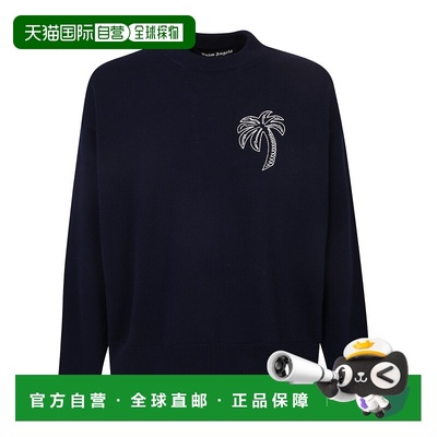 香港直邮PALM ANGELS 男士针织毛衣 PMHE030S22KNI0041001 SS2022