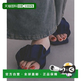 AFXP4271拖鞋 女士绸缎褶皱高跟凉鞋 日本直邮titivate 1h可退