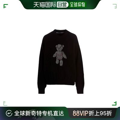 香港直邮ALEXANDER WANG 黑色女士针织衫/毛衣 1KC1231053 001