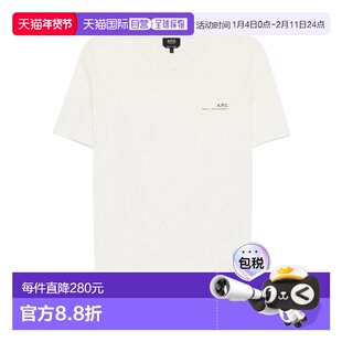 香港直邮A.P.C. 男士T恤 COHBOM26404APC SS2026 白色 T-Shirt
