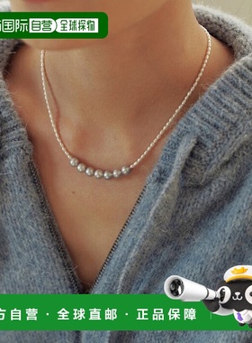 韩国直邮TATIANA 灰白色珍珠项链TATI301564730