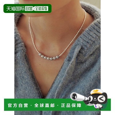 韩国直邮TATIANA 灰白色珍珠项链TATI301564730