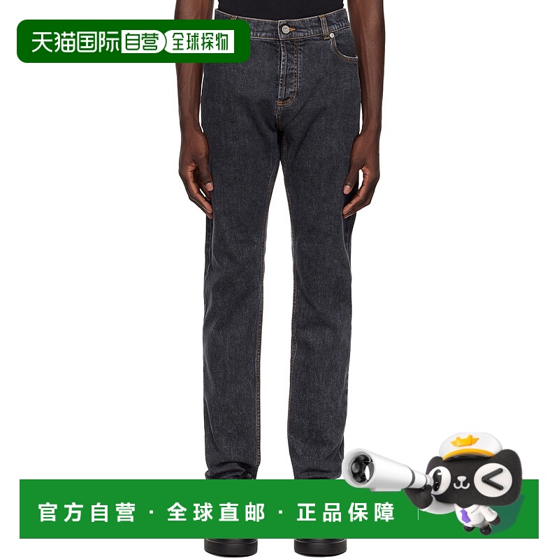 香港直邮Balmain 直筒牛仔裤 AH1MG000DD10