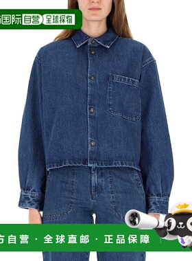 香港直邮A.P.C. 女士衬衫 COHETF02895IAL AW2025 蓝色 长袖牛仔