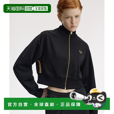 日本直邮FRED PERRY 女装 宽松版型 侧边条纹设计 休闲夹克 J2125