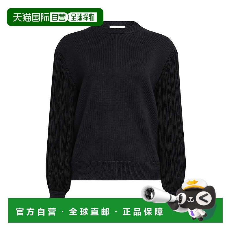 香港直邮Alaia 流苏袖针织套衫 AA9S03196M902