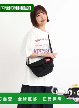 日本直邮Buckle NY 斜挎包 黑色邮差包