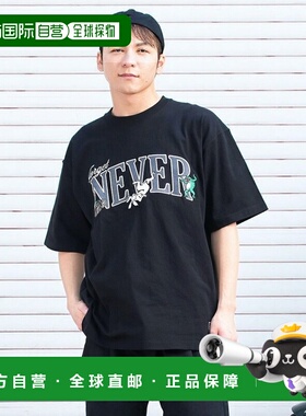 1h可退 日本直邮FORGET NEVER 男女同款刺绣大码短袖T恤 252OO1ST