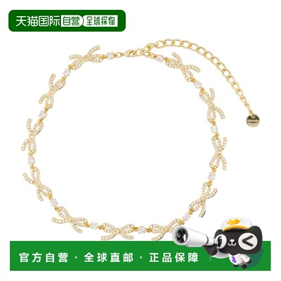 1h可退 香港直邮Self-Portrait 女士 BOWS 水晶项链 AW25621NGD