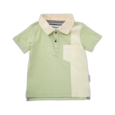 自营Sovereign Code Creator 拼色平纹 Polo 衫 - 绿色 美国奥莱