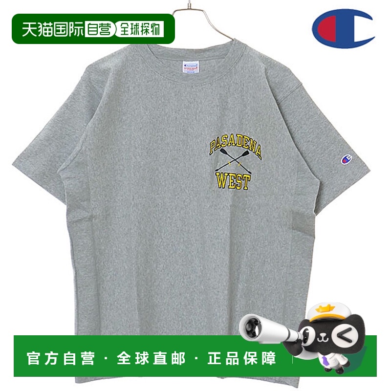 日本直邮Champion Reverse Weave 短袖T恤 [C3-B306] 男士美式休