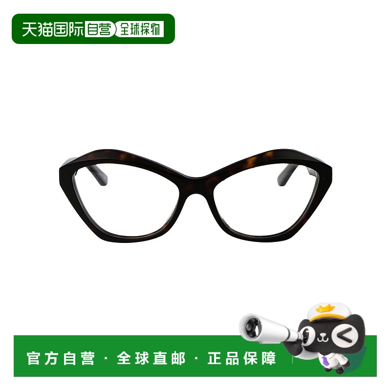 1h可退 香港直邮BALENCIAGA 女士眼镜 BB0341O002 SS2024 黑色 猫