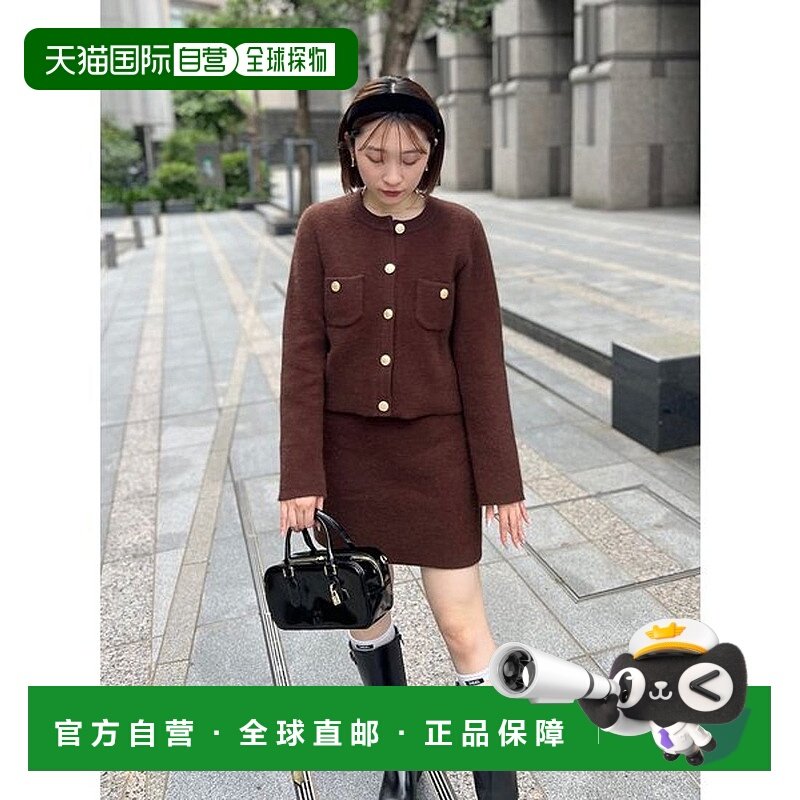 日本直邮SNIDEL 狐狸针织裙 [SN1728EW045312]裙子短裙