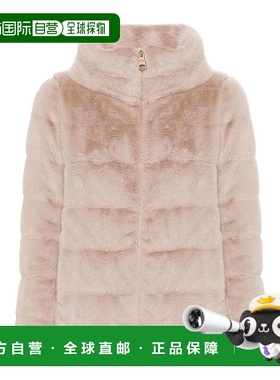 香港直邮Herno 立领人造毛皮羽绒服 PI001935D12630高端流行休闲