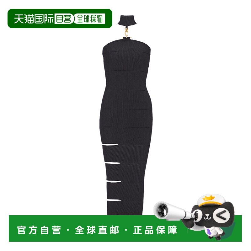 1h可退 香港直邮Balmain 无袖连衣裙 GF1RP880KJ42包臀裙