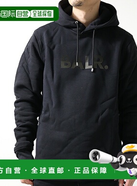 日本直邮BALR 徽标印花连帽衫 B1261 1099 男士连帽套头衫长袖羊