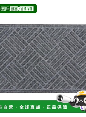 【日本直邮】Bestco 防泥防滑门垫 45 x 75 厘米 灰色 ND-3552 室